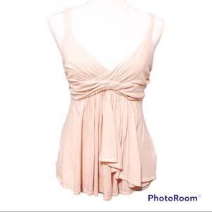 EXPRESS - Peach Knit Draped Cami Tank Top - Size S  / P